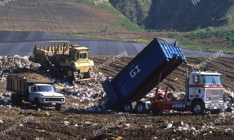 Land Fill Trash Dump Environment Fill