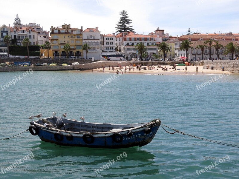 Boat Fisherman Portugal Atlantic Cascais