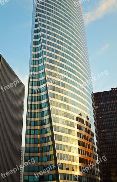 Architecture Paris La Defense Facade Skyscraper