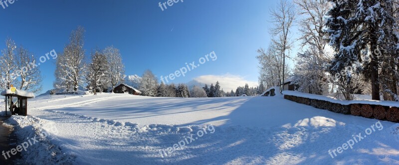 Alps Germany Oberstdorf Panorama Mountain