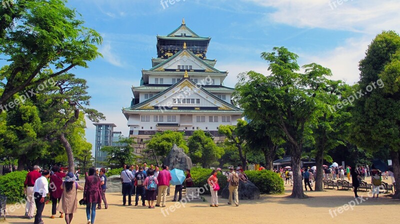 Osaka Castle Japan Five Osaka Landmark