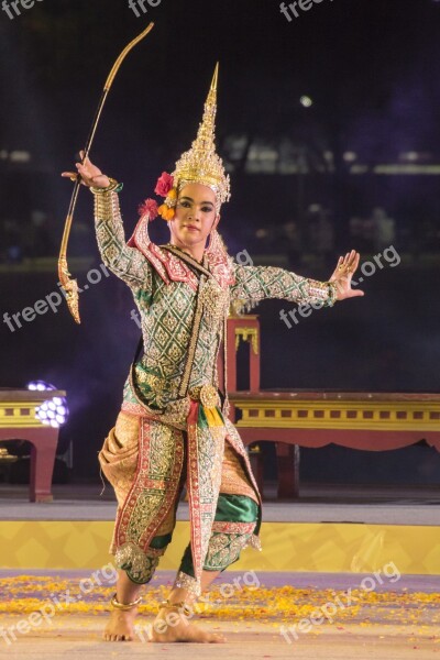 Khon Performances Of Thailand Rama Free Photos