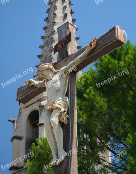 Church Jesus Cross Tower Building