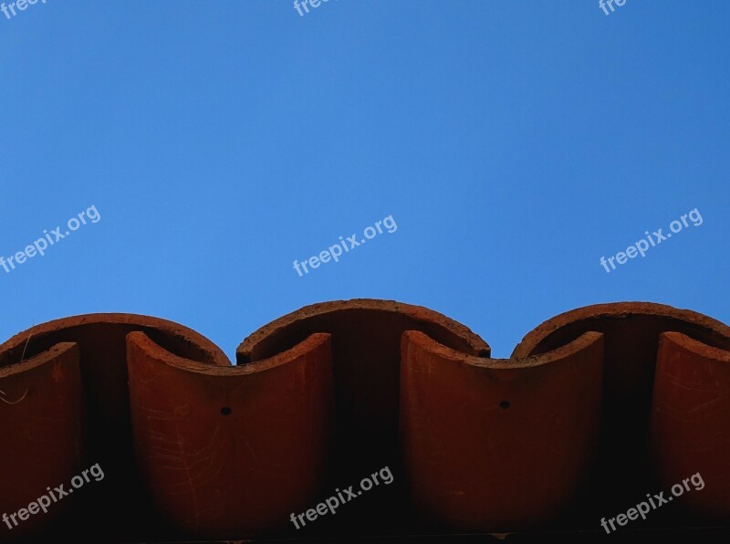 Tile Roof Roofing Red Orange