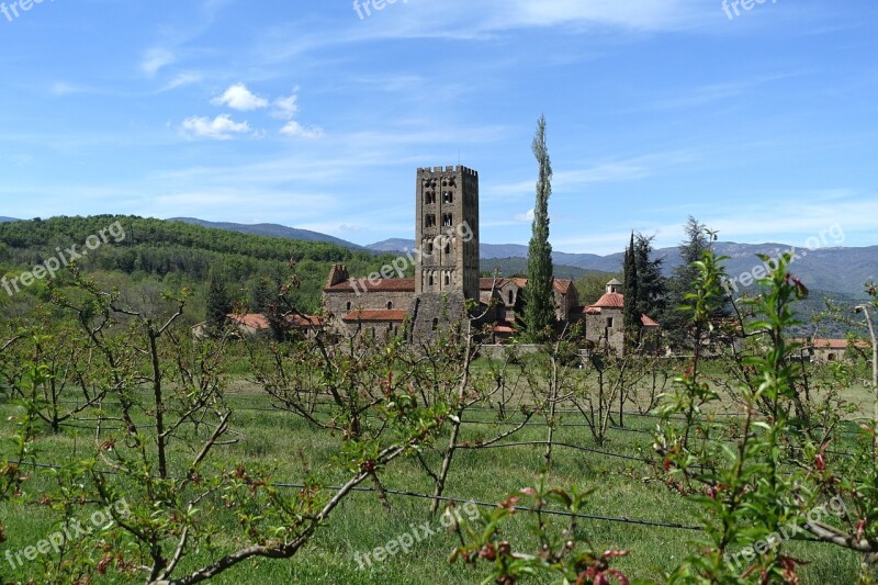 France Eastern Pyrenees Codalet Abbey Saint-michel Cuxa