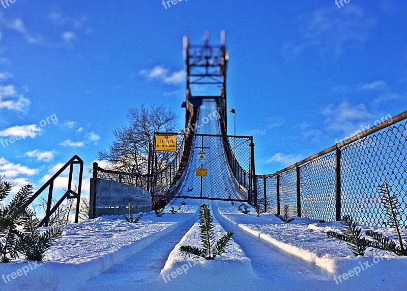 Ski Jump Jump Sport Ski Free Photos