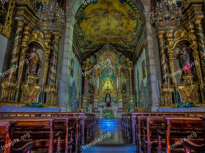 Church Madeira Hdr Funchal Free Photos