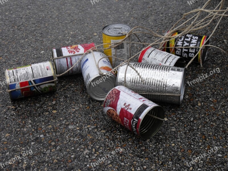 Wedding Cans Texas Just-married Newlywed