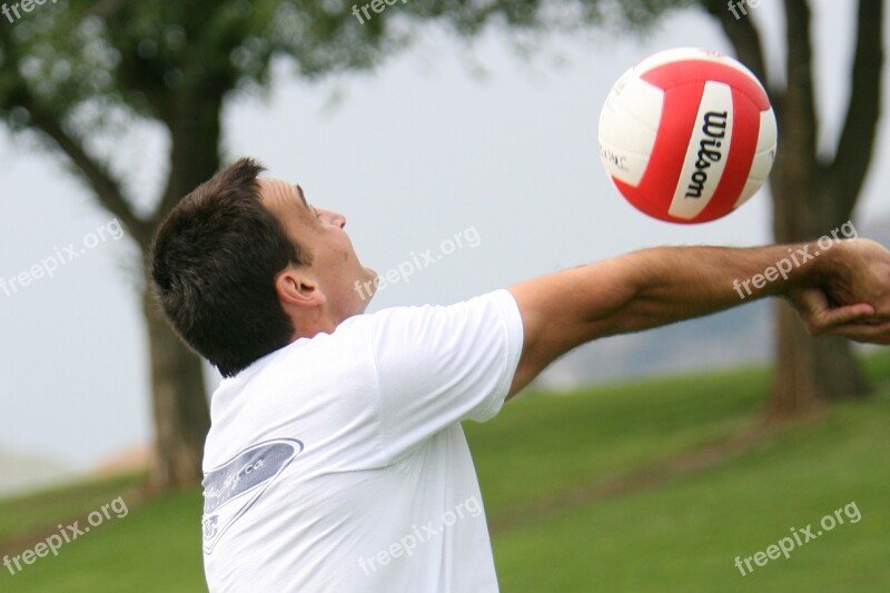 Volleyball Sport Hit Men's Volleyball Game