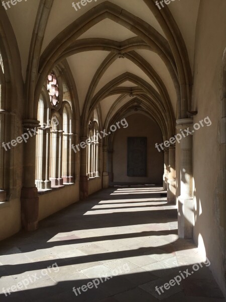 Cloister Monastery Vault Trier Dom