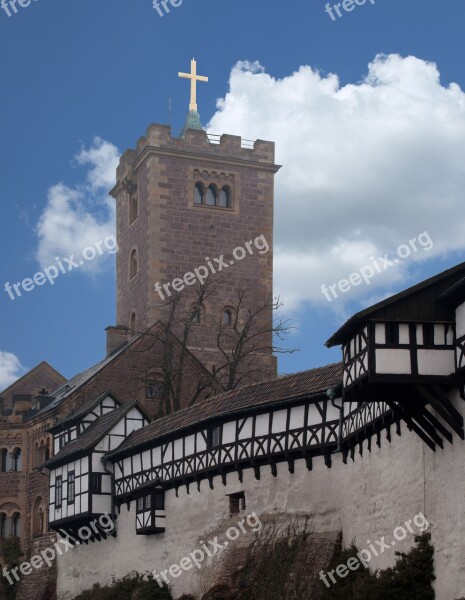 Castle Wartburg Castle Thuringia Germany World Heritage Eisenach