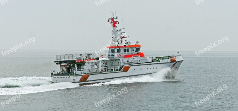 Sar Distress Lifeboat Baltic Sea Rügen