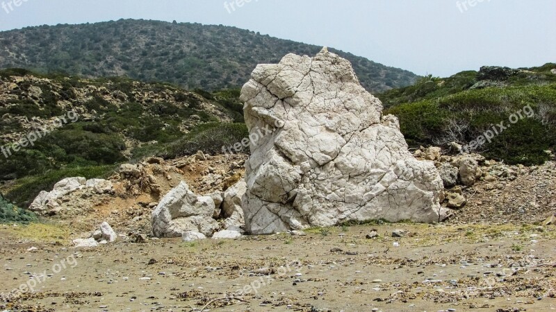 Cyprus Akamas National Park Rock Geology