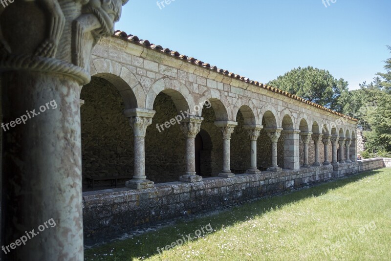 France Eastern Pyrenees Codalet Abbey Saint-michel Cuxa