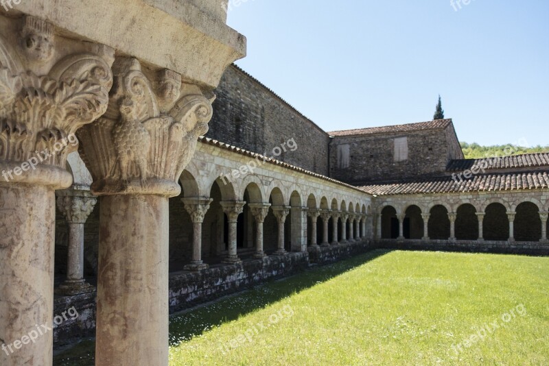 France Eastern Pyrenees Codalet Abbey Saint-michel Cuxa