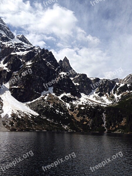 Tatry Mountains The High Tatras Landscape Morskie Oko