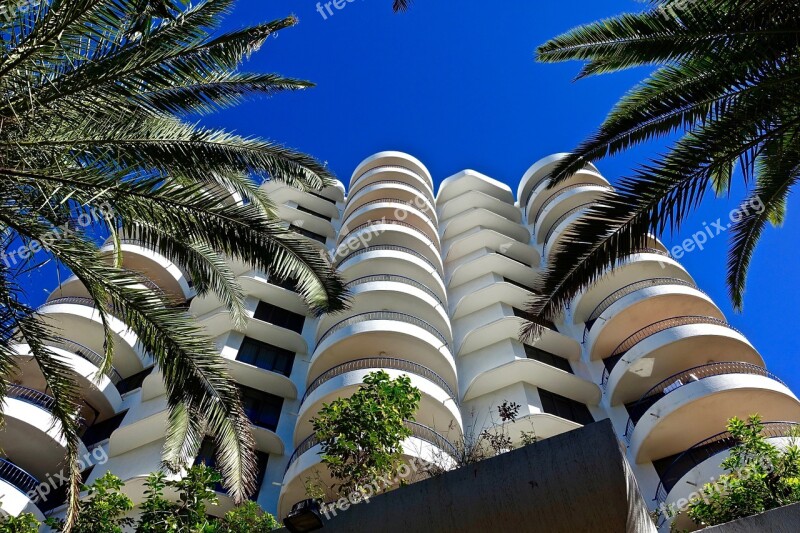 Apartments High-rise Balconies Residential Condos