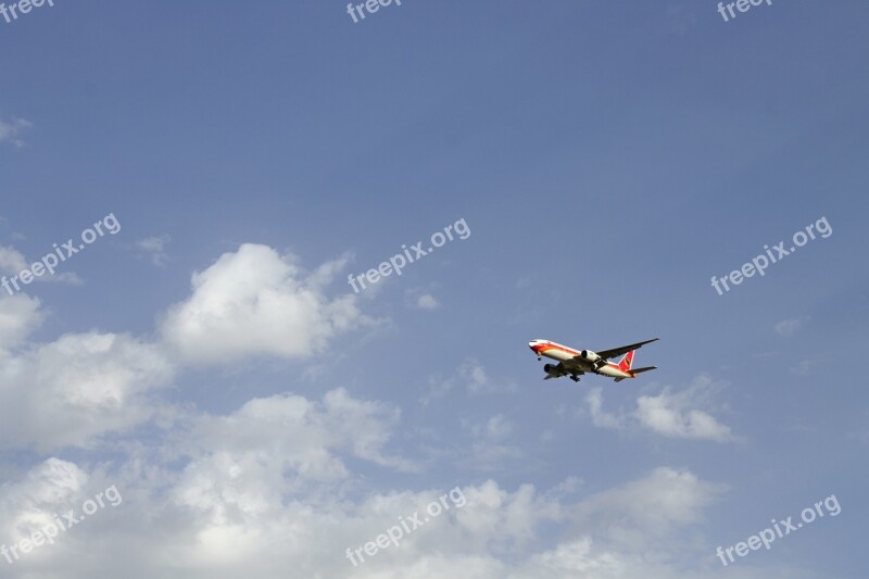 Plane Sky Airplane Travel Flight