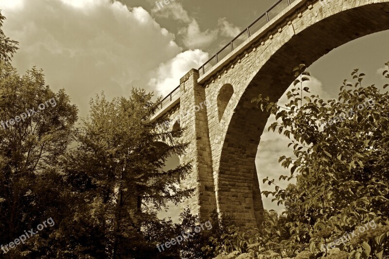 Bridge Old Bridge Arch Historically Architecture