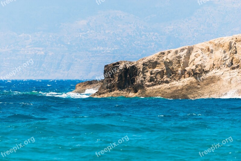 Crete Matala Sea Color Water