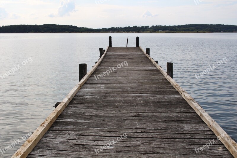 Sea Bridge Pier Web Water Lake