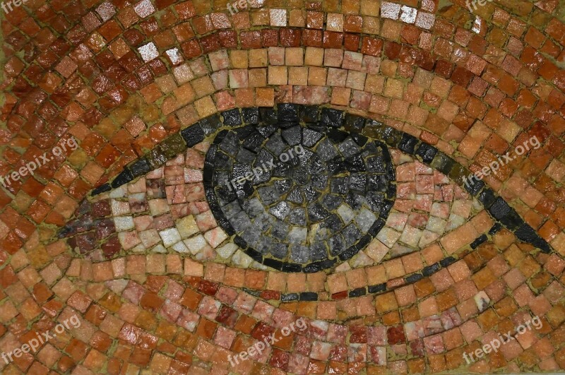 New York Eye Subway Mosaic Free Photos