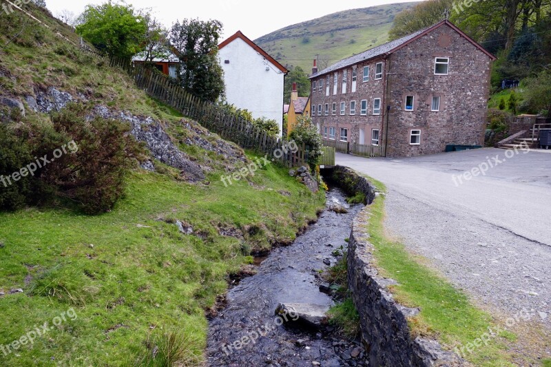 Stream Carding Mill Valley Countryside Mill England