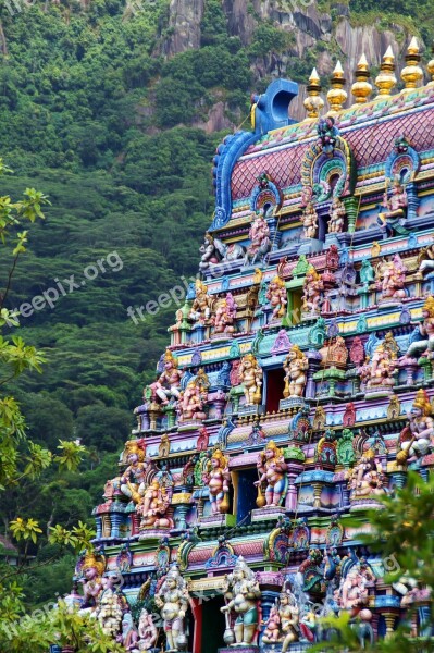 Temple Hindu Hindu Temple Mahe Victoria