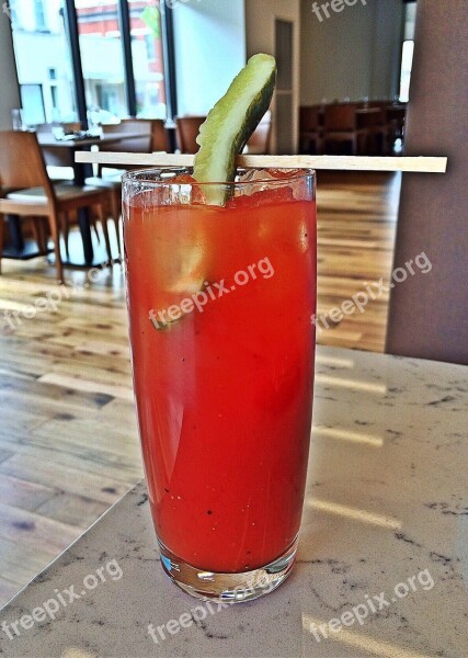 Bloody Mary Beverage Drink Alcohol Free Photos