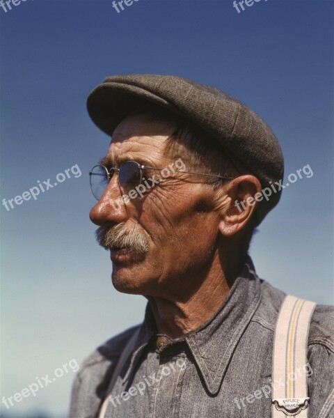 Farmer Man 1940s Forties Immigrant