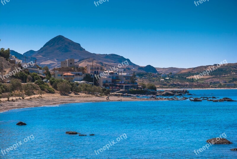 Crete Plakias Sea Color Water