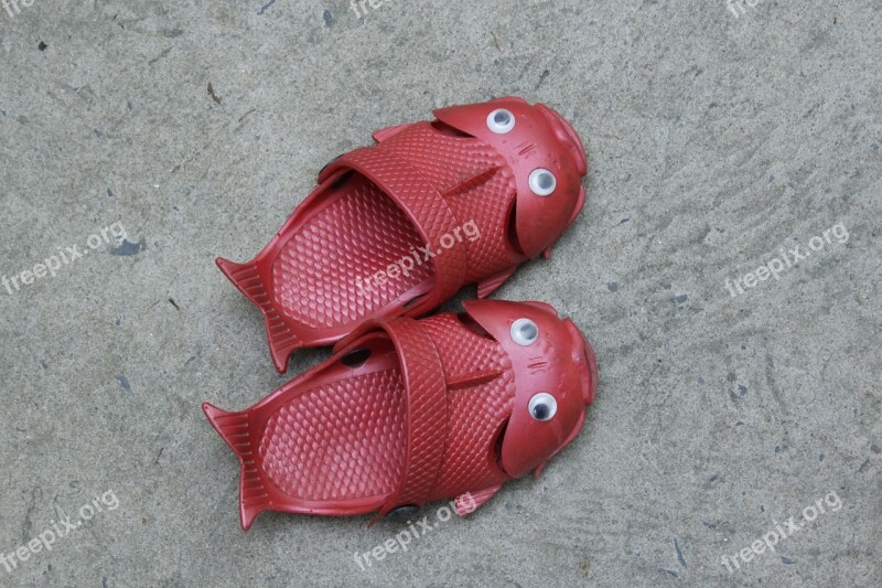 Red Footgear Baby Couple Sandals