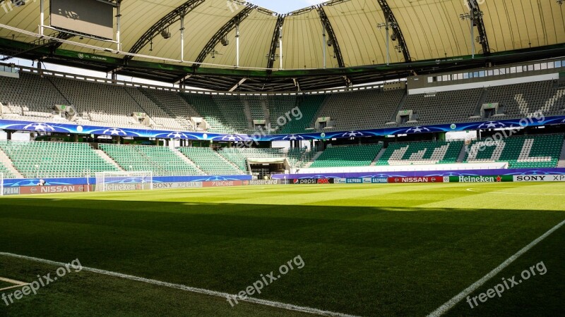 Stadium Soccer Football Field Green