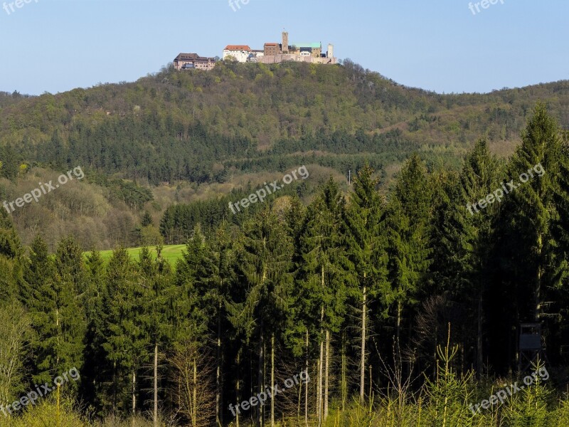 Wartburg Castle Luther Eisenach Thuringia Germany Castle