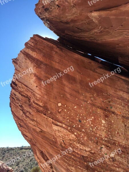 United States Tourism Rock Red Rocks Red Chewing Gum