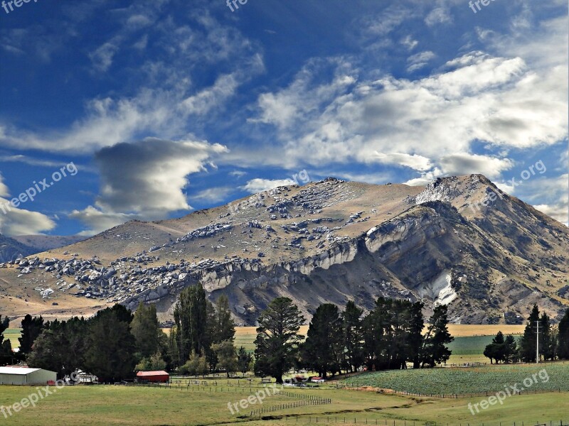 Mountains Nature Landscape View Top View