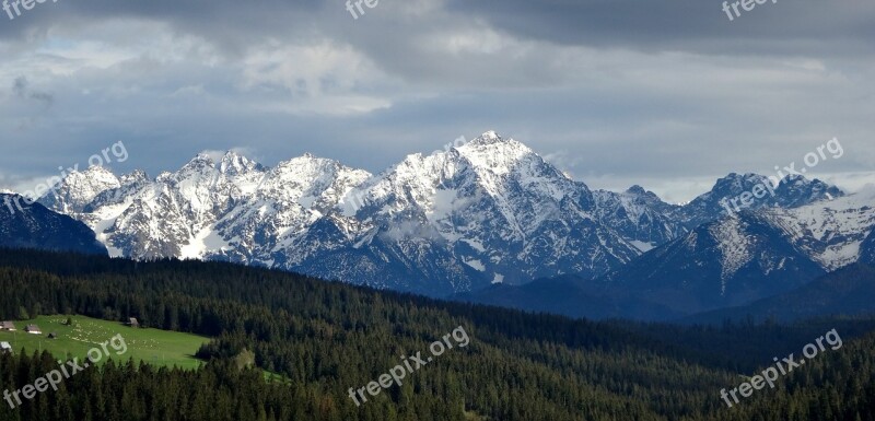 Tatry Mountains Poland The High Tatras Landscape