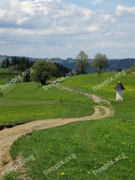 Poland Tatra Bukovina Mountains Tourism Landscape