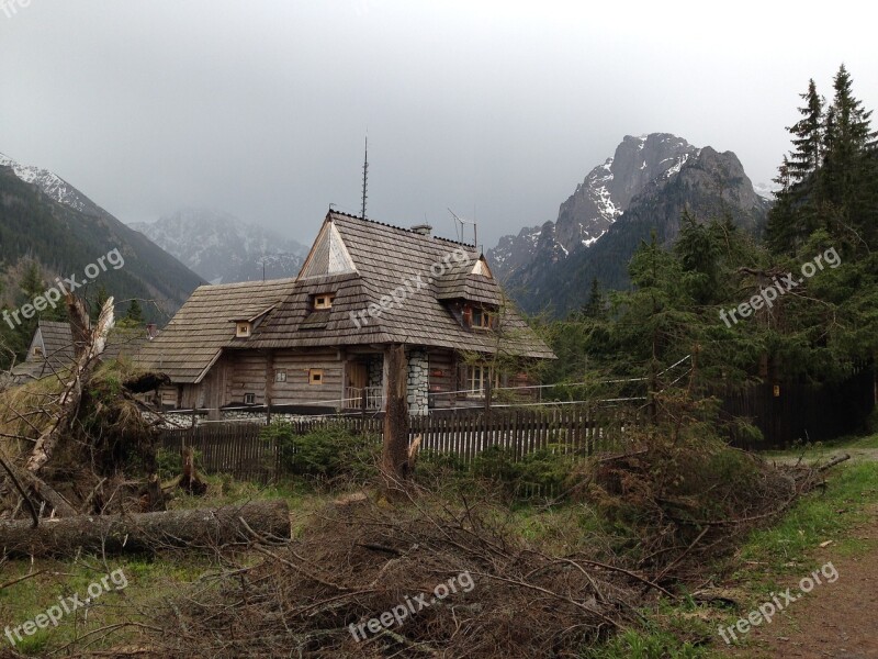 Mountains Tatry The High Tatras Landscape Storm