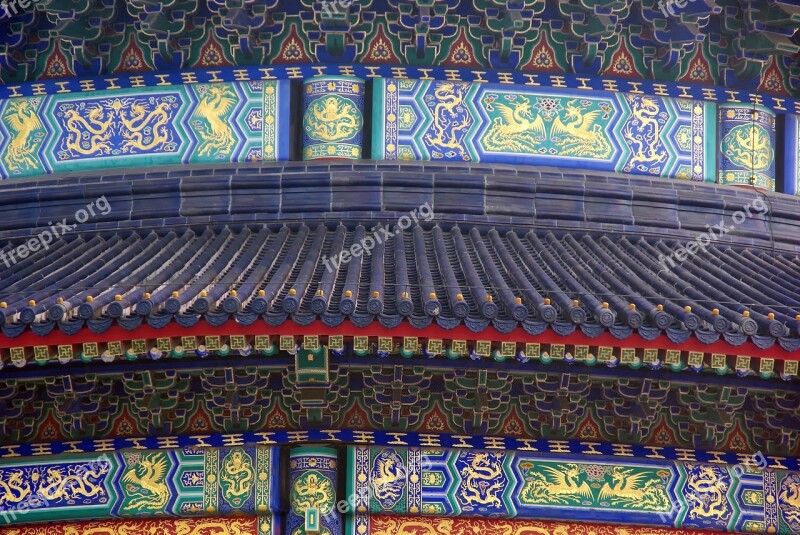 China Pekin Temple Of Heaven Roofing Decoration