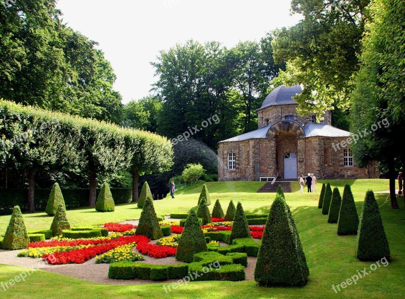 Park Pavilion Garden Castle Fountain