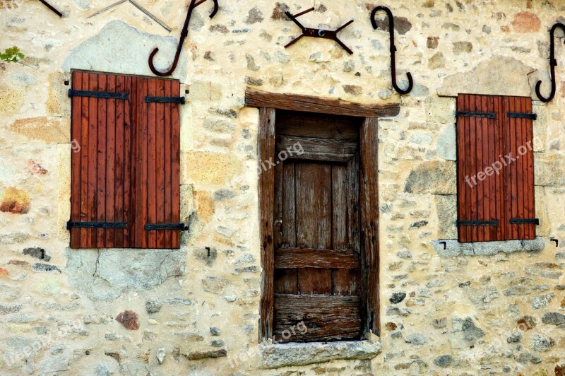 Door Shutters Houses Old House Free Photos