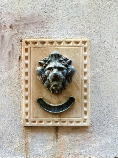 Doorbell Venice Old Lion Vintage