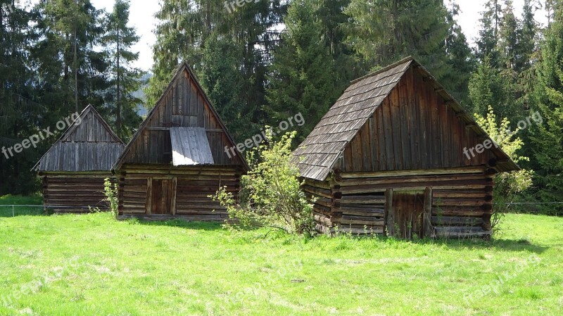 Jurgów Poland Shepherd's Shelters Monument Abandoned