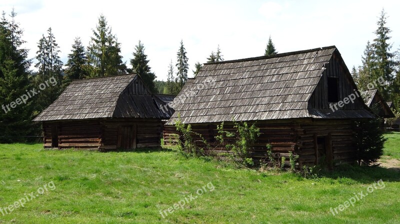 Jurgów Poland Shepherd's Shelters Abandoned Monument