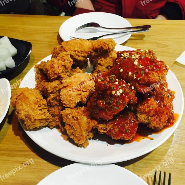 Food Chicken Chicken Dishes Delicious Food Republic Of Korea