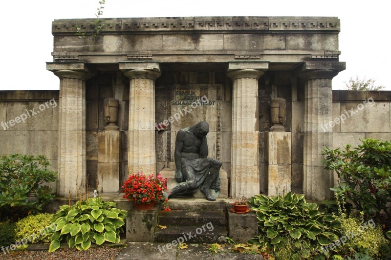 Cemetery Mourning Death Faith Sculpture