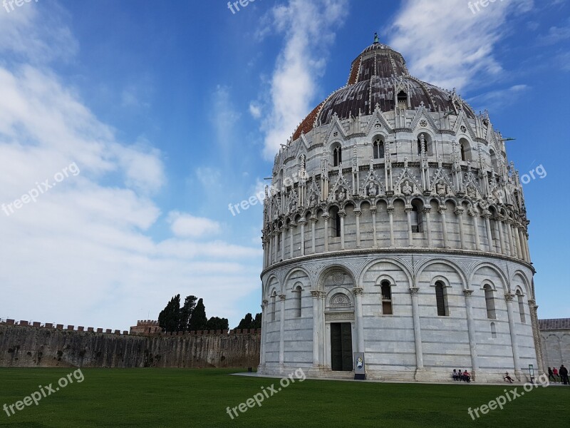 Pisa Italy Tuscany Baptistery Places Of Interest