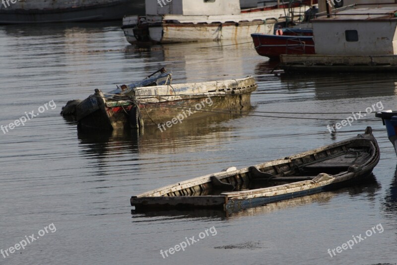 Puerto Natales Boats Fishermen Port Fisherman