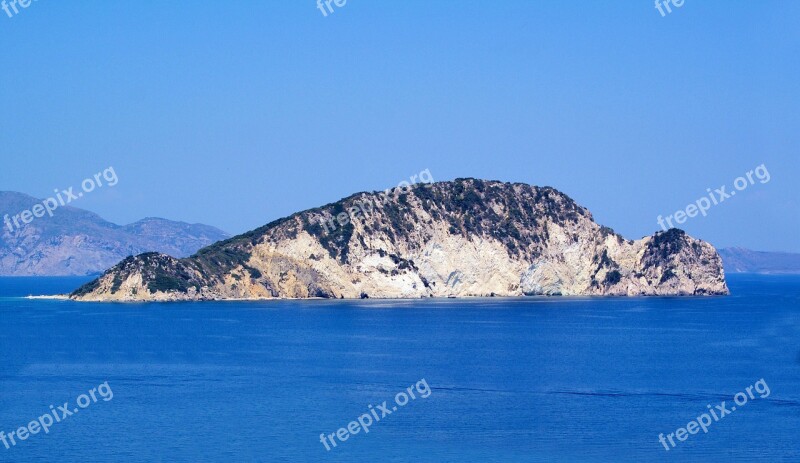 Marathonisi Island Zakynthos Greece Free Photos